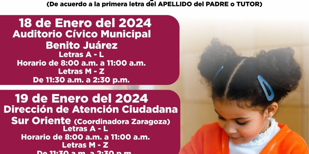 Prepara Educación recepción de documentos para trámite de becas escolares