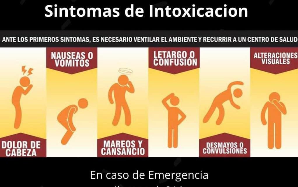 Protección Civil pide estar atentos a síntomas de intoxicación por monóxido