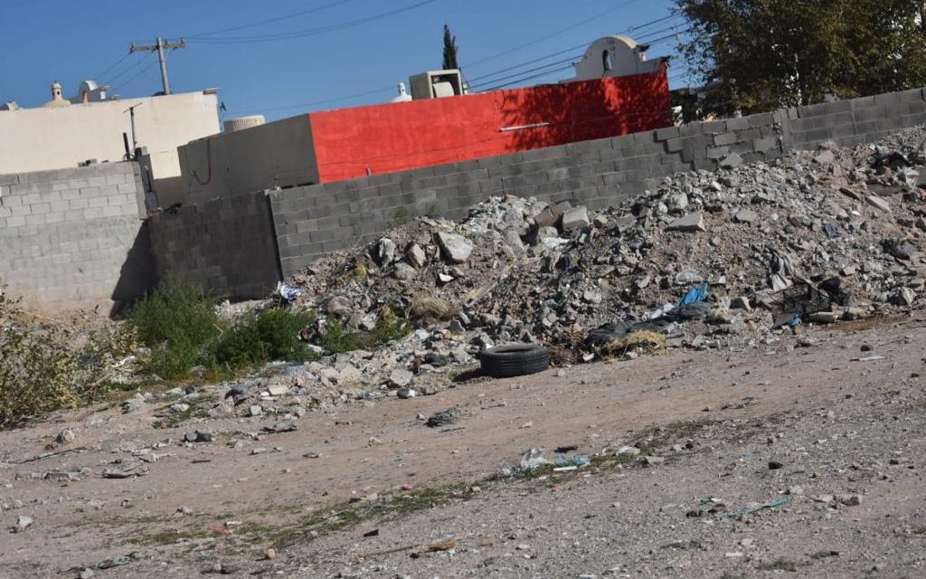 Retiraron 1,170 toneladas de basura en predio baldío del fraccionamiento Los Arcos