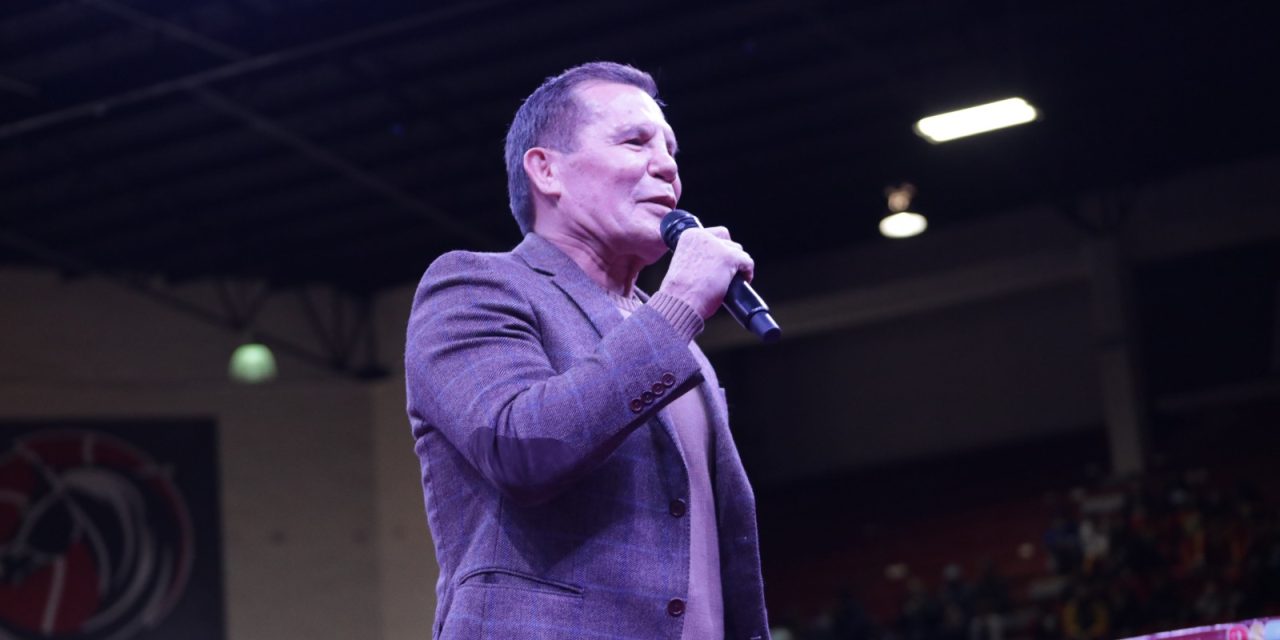 Inspira a jóvenes el pugilista mexicano Julio Cesar Chávez