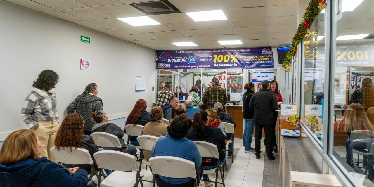 Cientos de Meoquenses acuden a realizar pago del predial