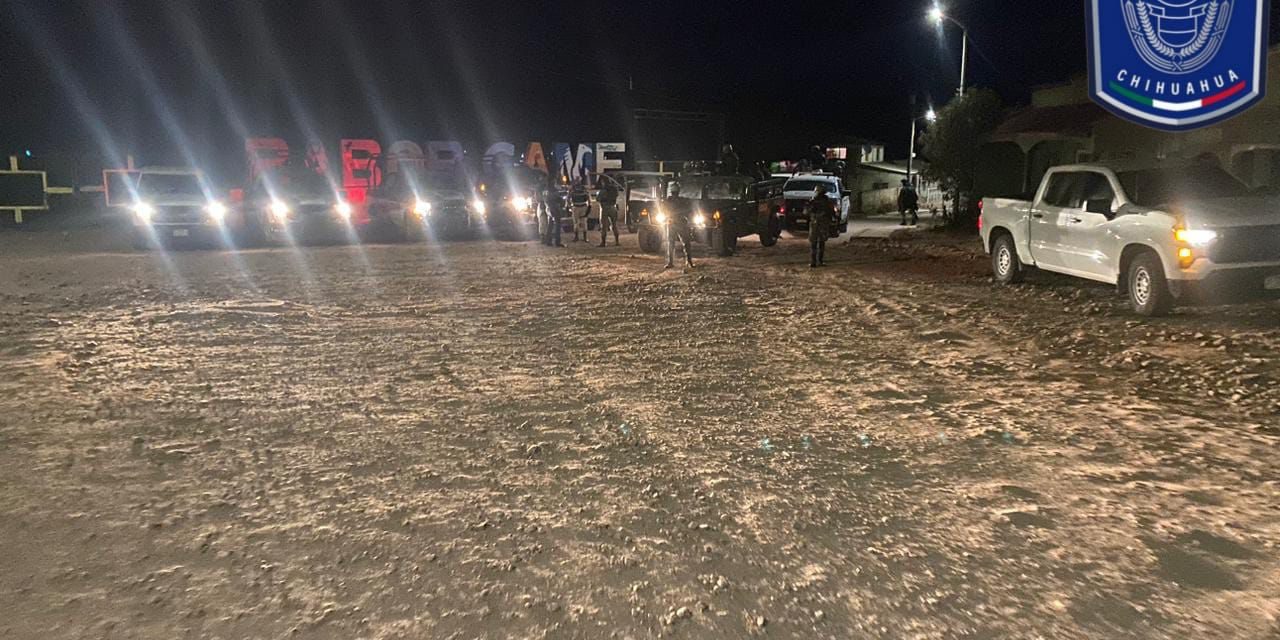 Mantienen Bases de Operación Interinstitucional operativo de disuasión de delitos en Guadalupe y Calvo