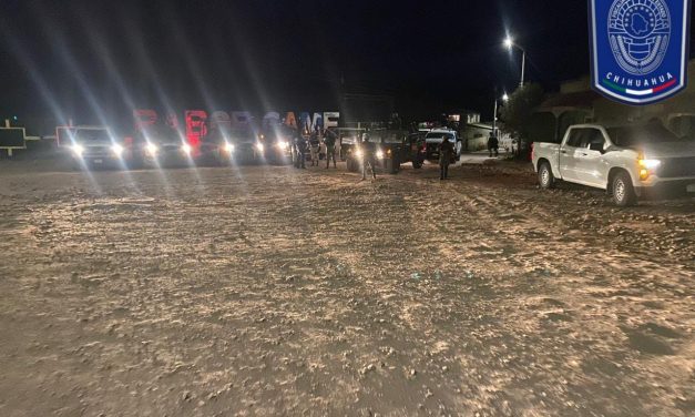 Mantienen Bases de Operación Interinstitucional operativo de disuasión de delitos en Guadalupe y Calvo