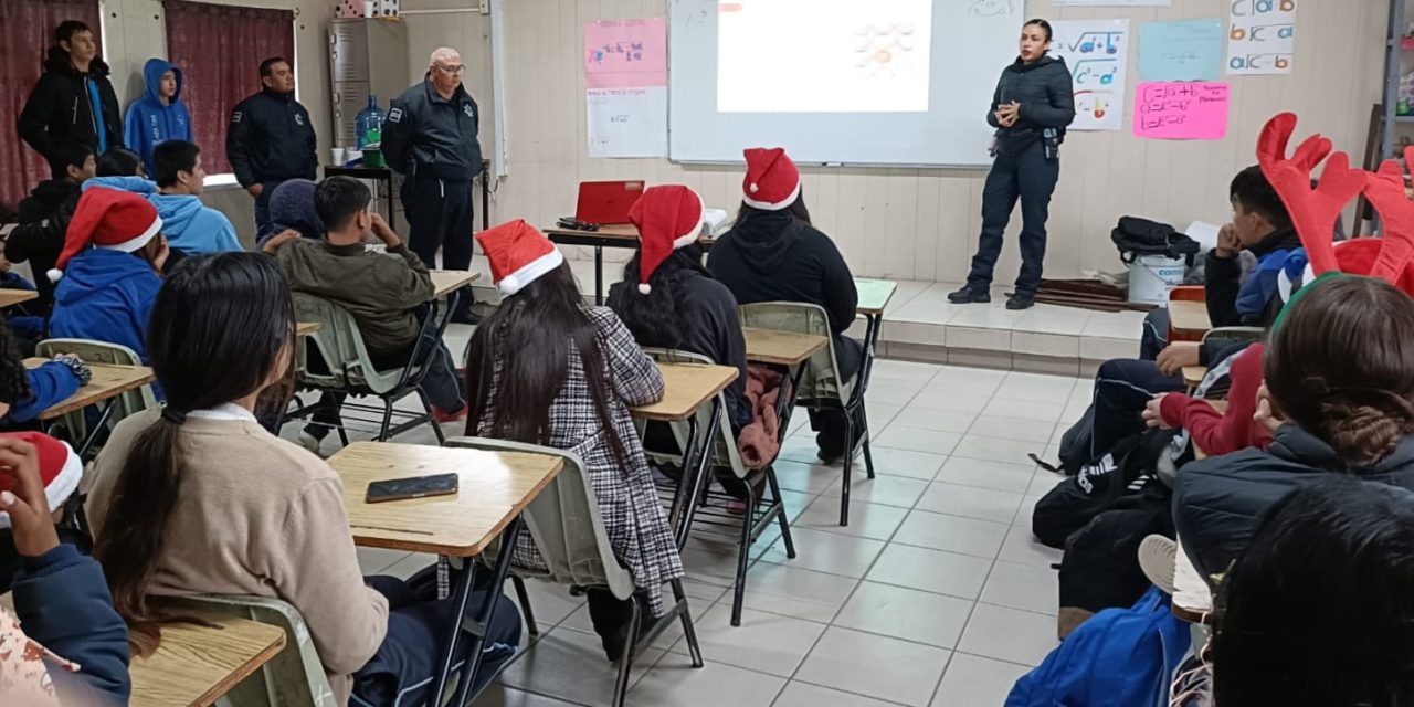 Atendió Programas Preventivos de la DSPM a más de 9 mil estudiantes durante el año 2023