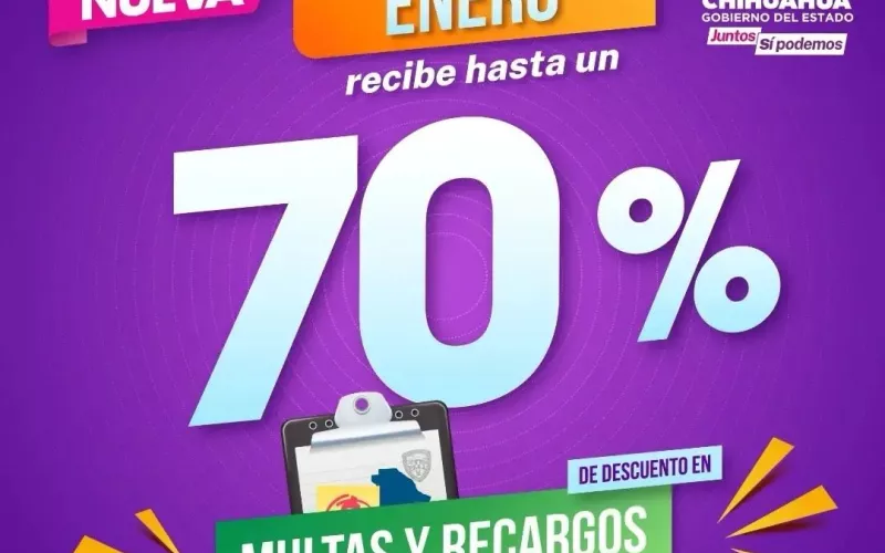 Continúan en enero descuentos del programa Borrón y Cuenta Nueva