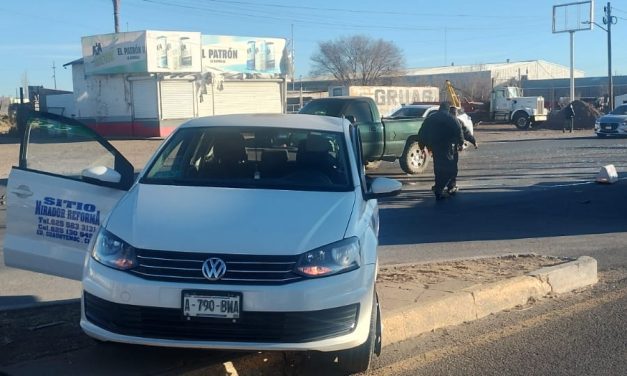 Muere taxista en choque múltiple