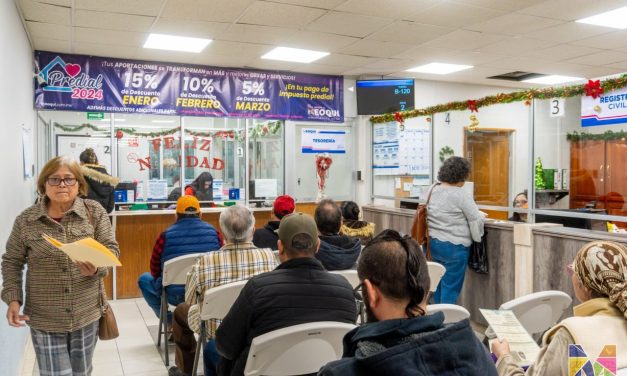 En Meoqui abiertas cajas de tesorería los sábados para pago de predial
