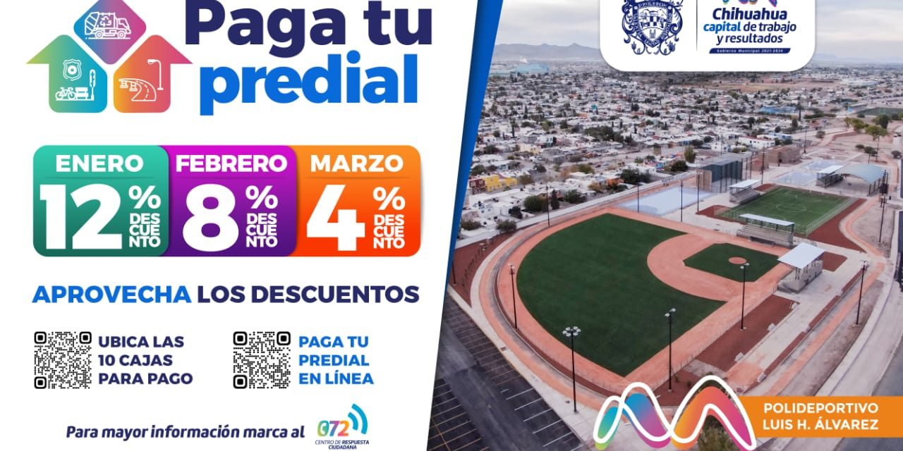 Ubica los puntos para pagar tu Predial con el 12% de descuento en enero