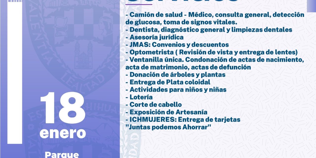 Llega feria de servicios gratuitos «Juntos Cerca de Ti» a colonia Antorcha Popular