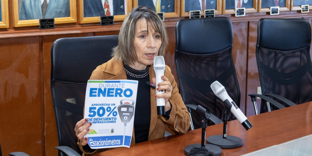 Llaman a aprovechar descuento en multas de Estacionómetros, en Cuauhtémoc