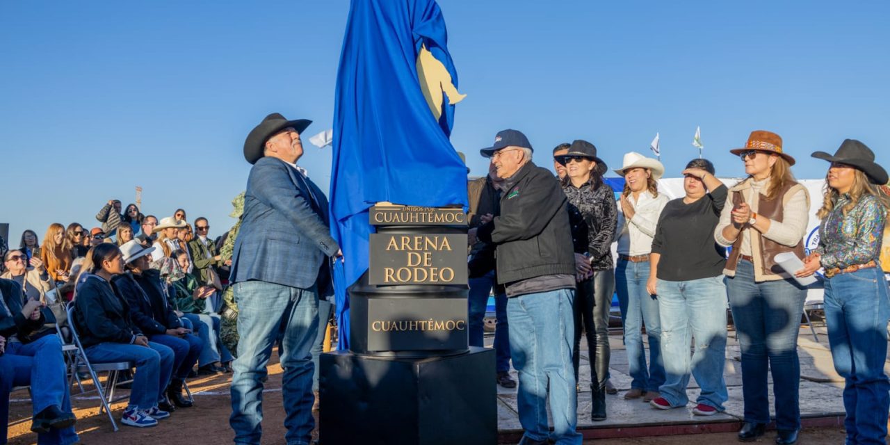Arranca la construcción de la Arena Municipal de Rodeo, en Cuauhtémoc