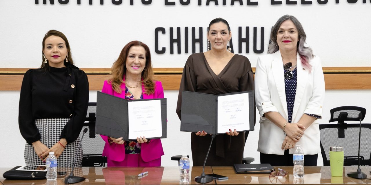 Firman convenio IEE y el Colegio Estatal del Notariado Chihuahuense