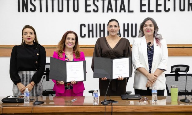 Firman convenio IEE y el Colegio Estatal del Notariado Chihuahuense