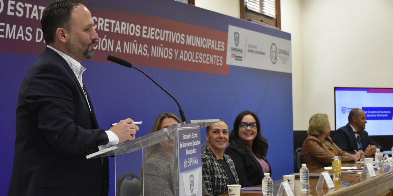 Lleva a cabo SIPINNA el Primer Encuentro Estatal de Sistemas Municipales de Protección para Niñas, Niños y Adolescentes