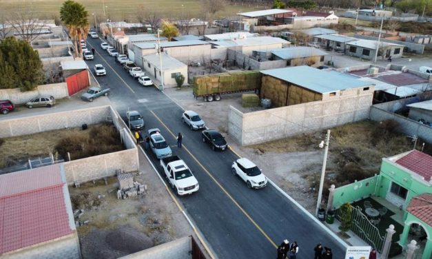 Inaugura Miriam Soto Calle 3ra Oriente en Nuevo San Lucas