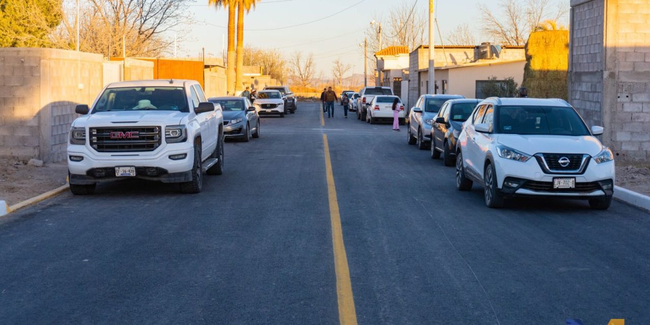 Inaugura Miriam Soto Calle 3ra Oriente en Nuevo San Lucas