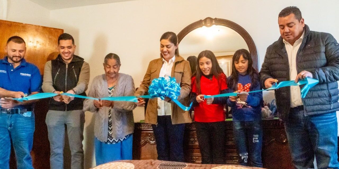 Cumplen sueño de la pequeña Celeste, entregan rehabilitación de su cuarto en Potrero del Llano en Meoqui