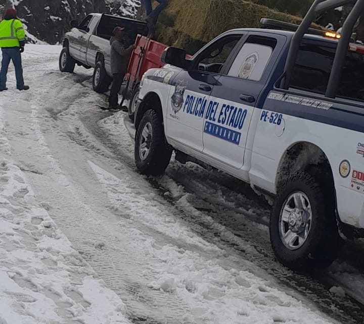 Emite Protección Civil Estatal aviso preventivo por congelamiento de tramos carreteros serranos