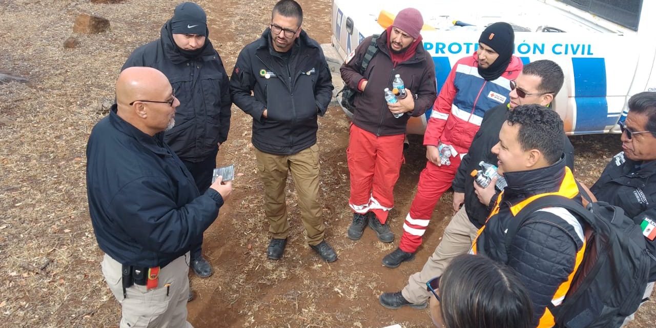 Coordina Protección Civil operativo conjunto de rescate en la barranca Sinforosa