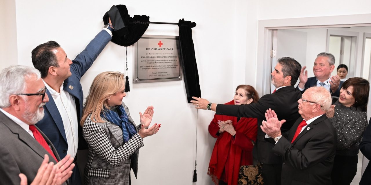 Inaugura Maru Campos Unidad Médica Sur de la Cruz Roja Mexicana