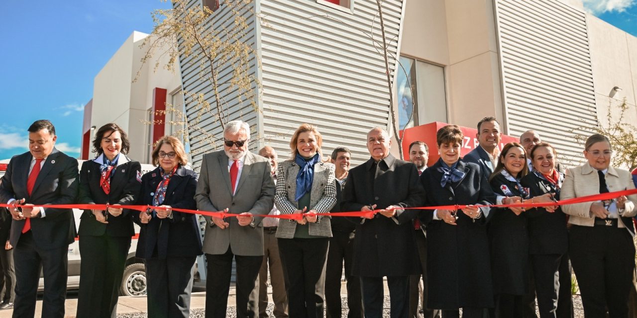 Inaugura Maru Campos Unidad Médica Sur de la Cruz Roja Mexicana
