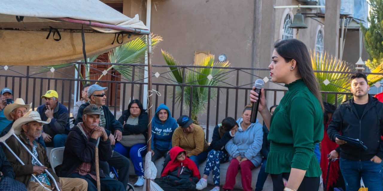 Anuncia alcaldesa Miriam Soto re encarpetado de la calle principal de Los Jáquez