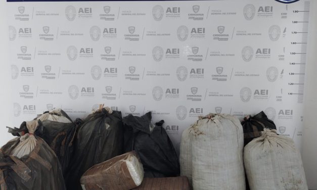 Asegura AEI Occidente 171 kilos de mariguana