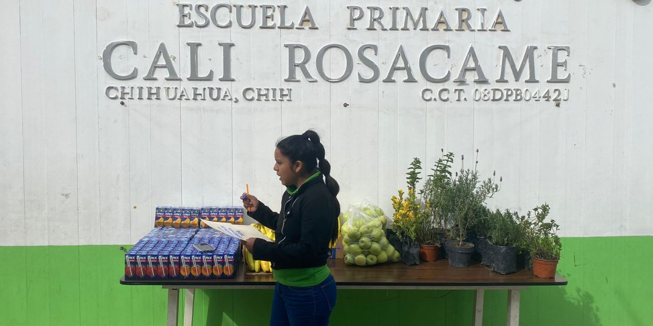 Celebra Chelita Rojas el Día de la Educación Ambiental con plática en la primaria “Cali Rosacame”