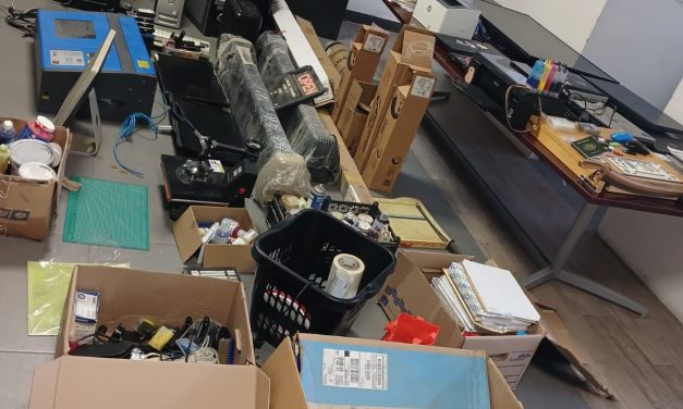 Asegura FGE material utilizado para falsificación de documentos