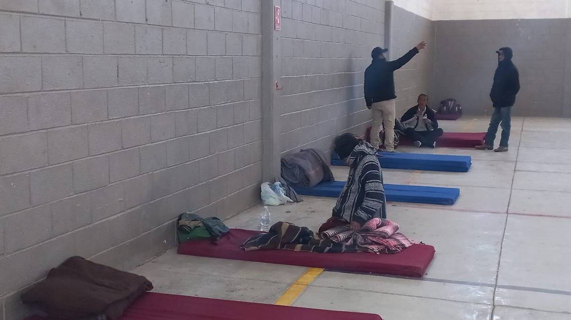 Persona que pasó la noche en refugio temporal, fallece por causas a determinar