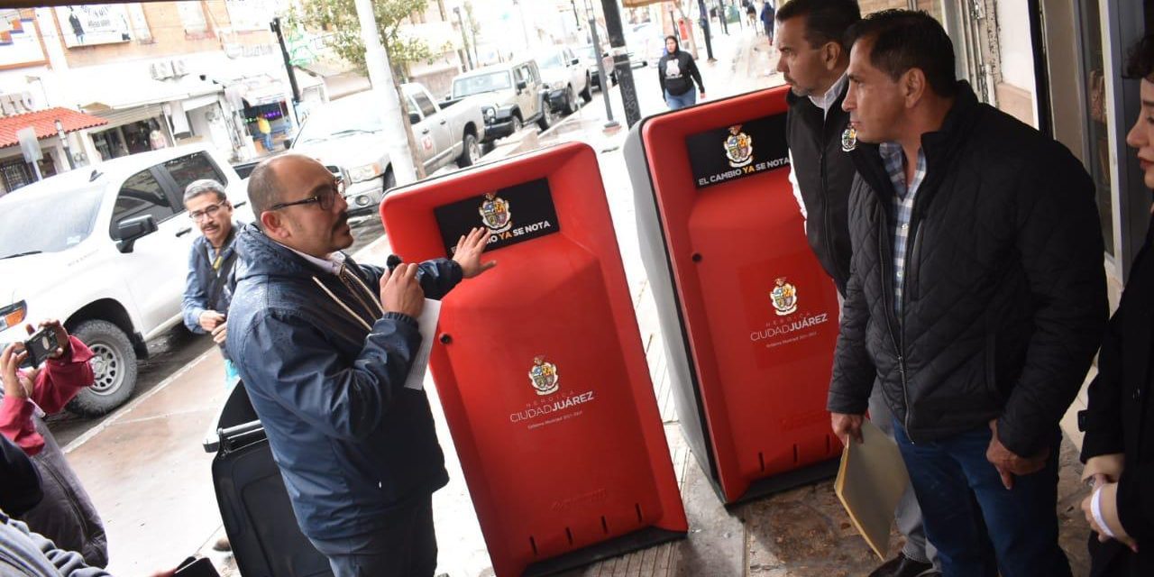Distribuirá Dirección de Limpia contenedores nuevos para basura en la Zona Centro