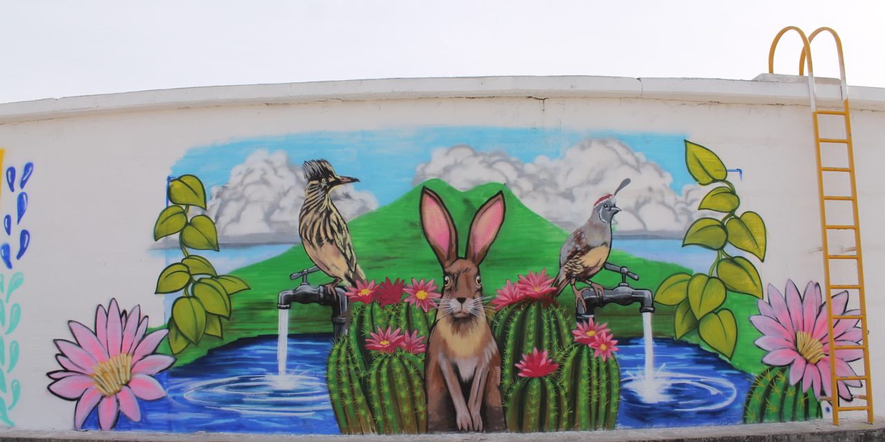 Plasman murales ganadores del concurso “Pintemos Conciencia” de la JMAS Chihuahua