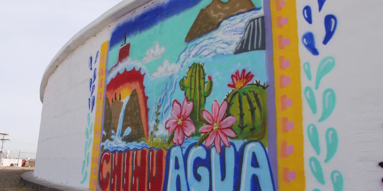 Plasman murales ganadores del concurso “Pintemos Conciencia” de la JMAS Chihuahua