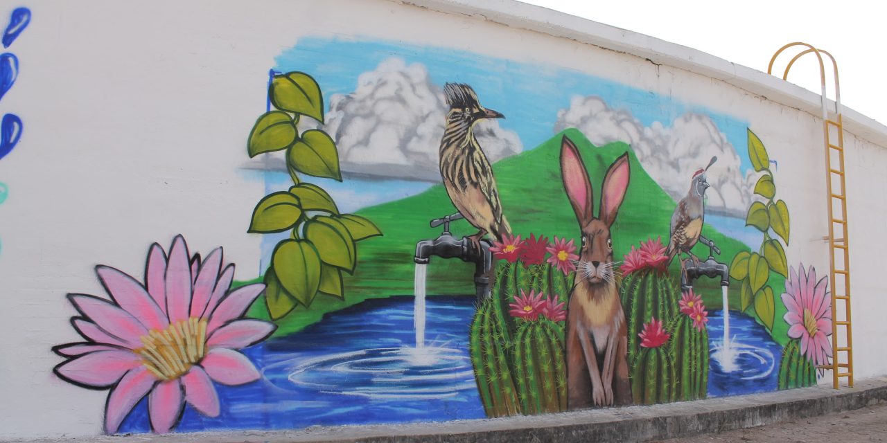 Plasman murales ganadores del concurso “Pintemos Conciencia” de la JMAS Chihuahua