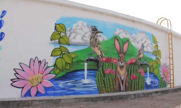 Plasman murales ganadores del concurso “Pintemos Conciencia” de la JMAS Chihuahua