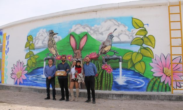 Plasman murales ganadores del concurso “Pintemos Conciencia” de la JMAS Chihuahua