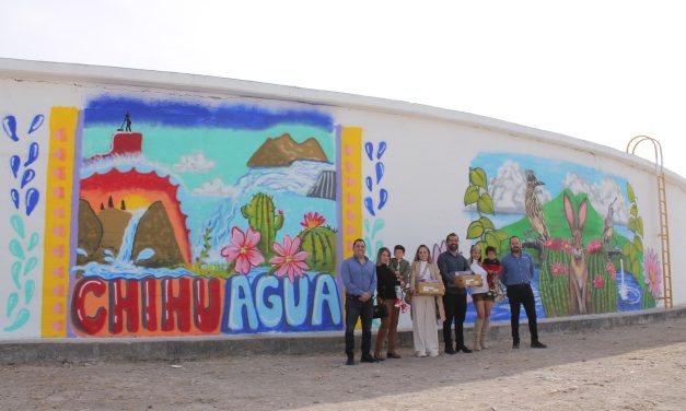 Plasman murales ganadores del concurso “Pintemos Conciencia” de la JMAS Chihuahua