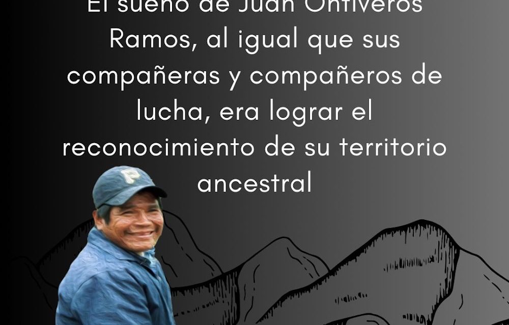 Séptimo aniversario luctuoso del defensor rarámuri Juan Ontiveros Ramos
