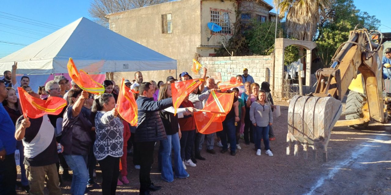 Aumentará JMAS Chihuahua cobertura de drenaje en la colonia 11 de Febrero