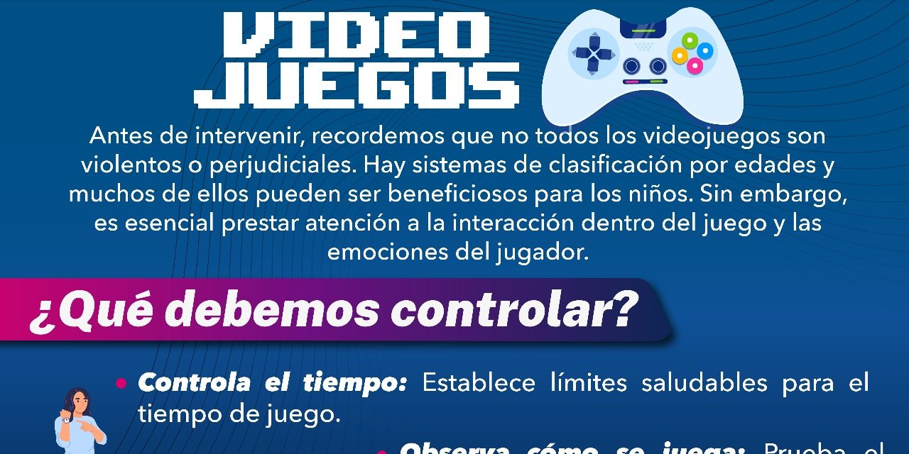 Emite SSPE recomendaciones para el uso responsable de videojuegos