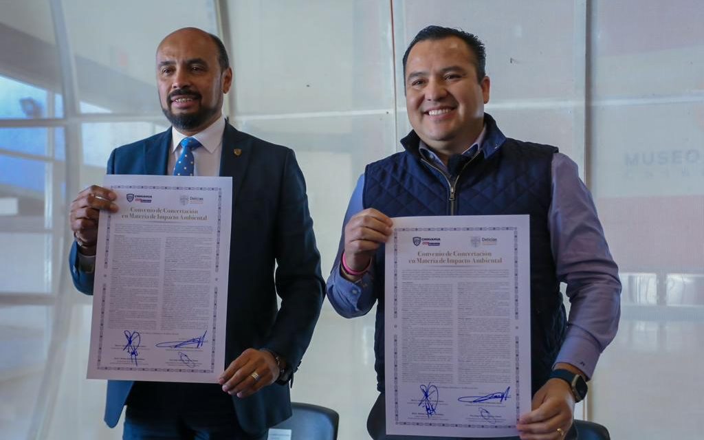 Delicias y Estado firman acuerdo clave para la protección ambiental