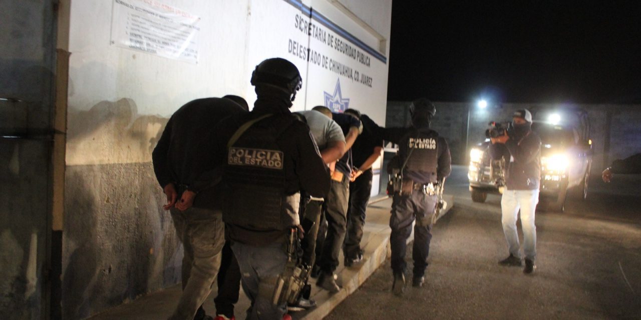 Detiene SSPE a 6 personas por tentativa de homicidio contra policías estatales en Juárez
