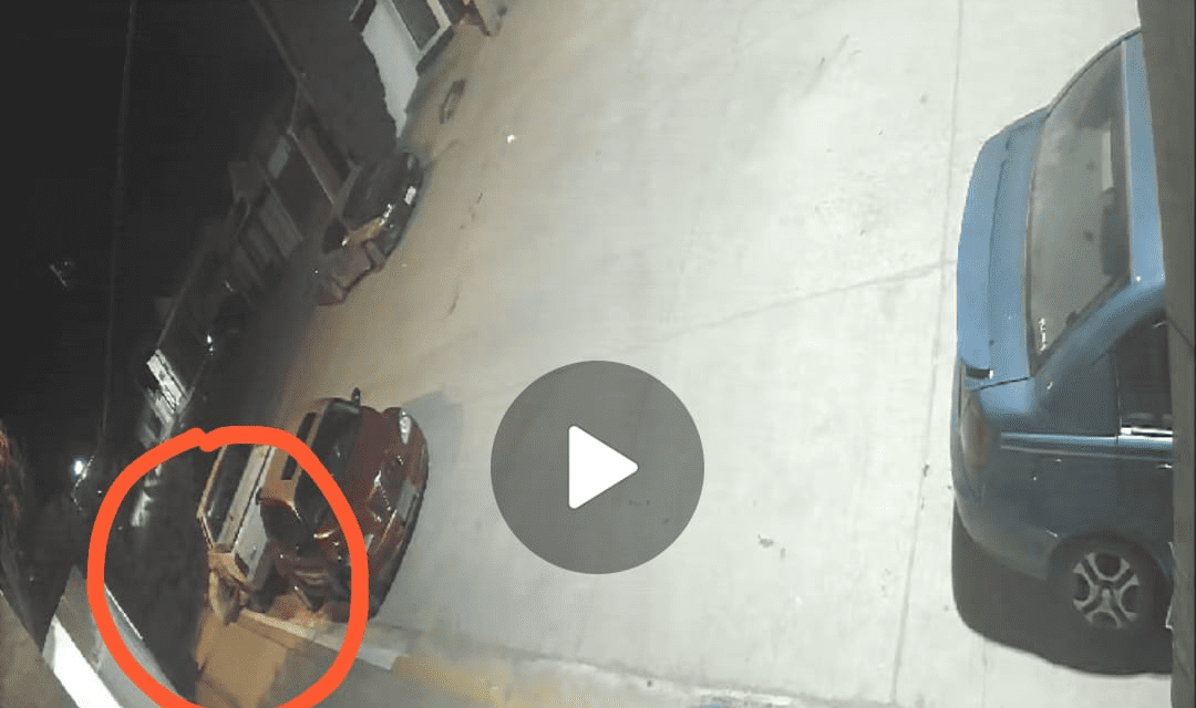 Captan en video robo de camioneta en colonia PRI de Cuauhtémoc