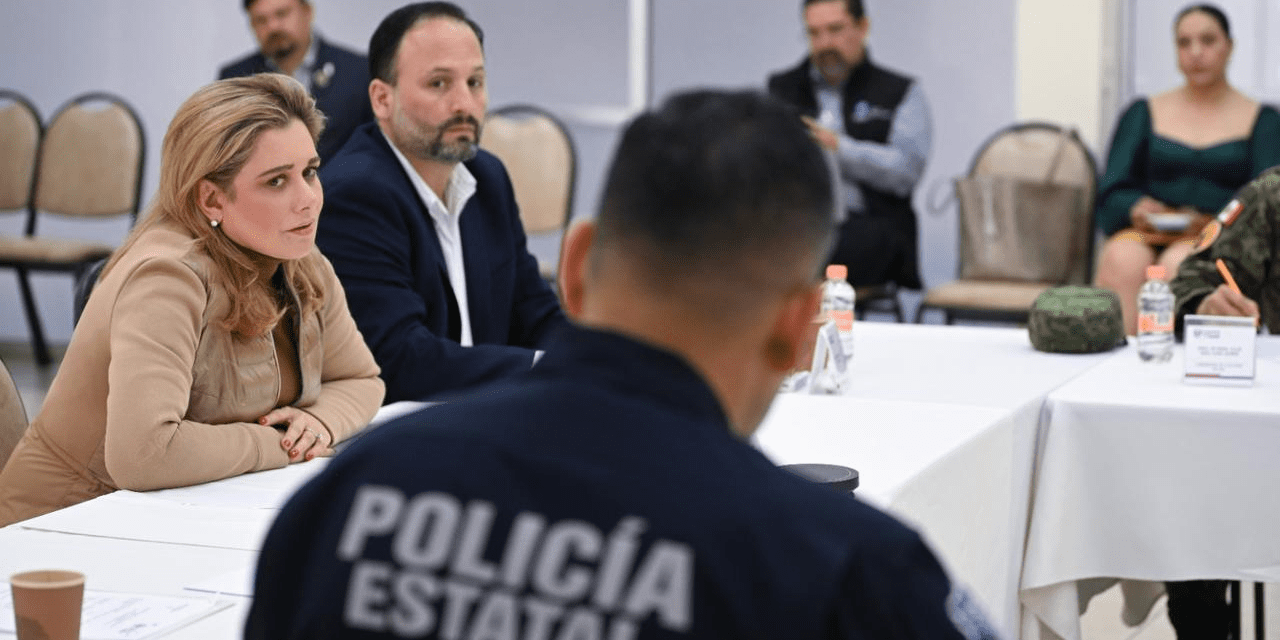 Presidió Maru Campos reunión de la Mesa de Seguridad en NCG