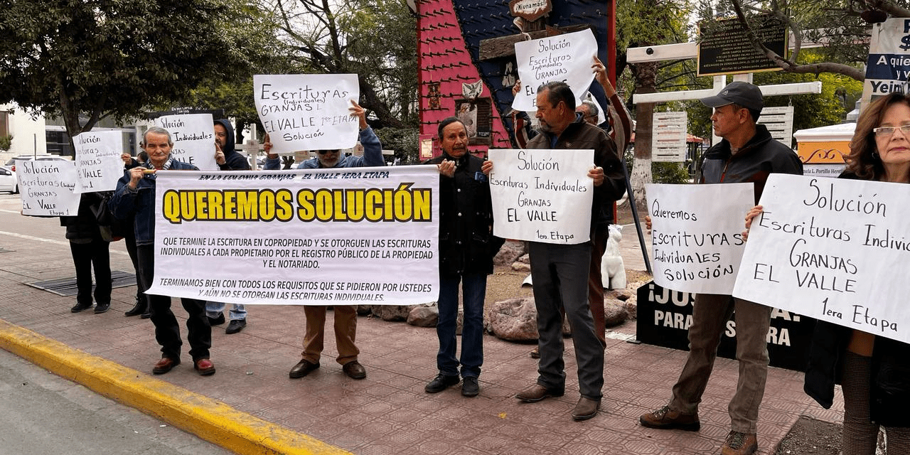 Piden habitantes de Granjas El Valle regularización de terrenos