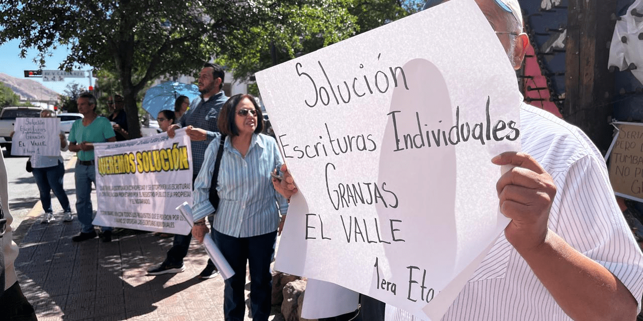 Exigen regularización de terrenos en Granjas del Valle