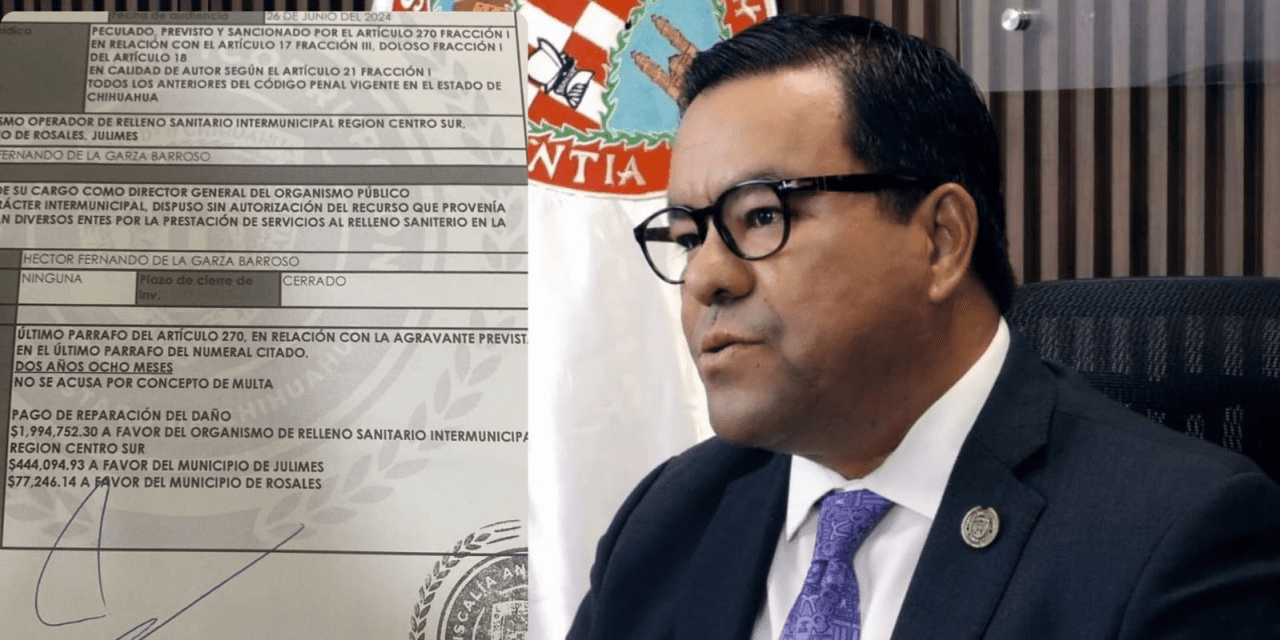 Condenan por peculado a ex funcionario de la región centro-sur