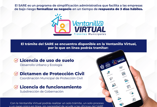 Si vas a abrir un negocio, realiza trámites en línea con la Ventanilla Virtual