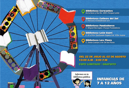 Invitan a participar en el programa “Mis Vacaciones en la Biblioteca”