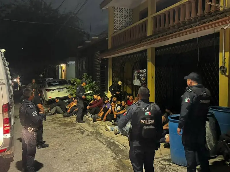 ¡Auxilio!, gritaban 41 migrantes hacinados en una casa en Escobedo